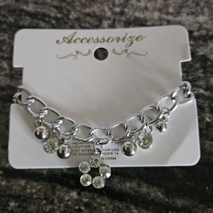 Accessorize Silver Charm Bracelet